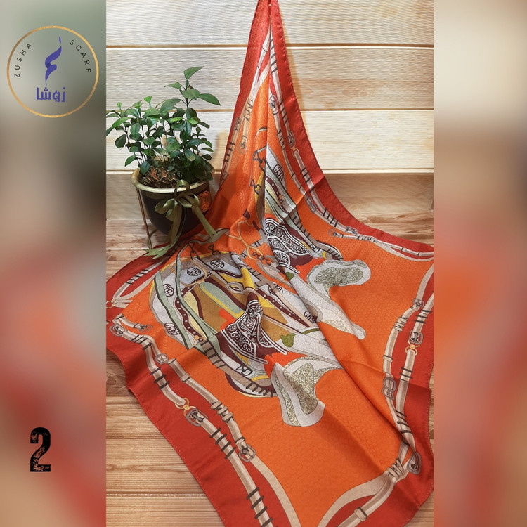 مینی اسکارف طرح دار