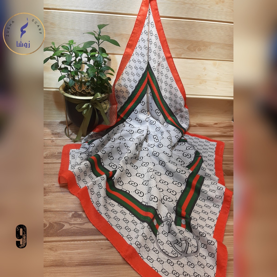 مینی اسکارف طرح دار