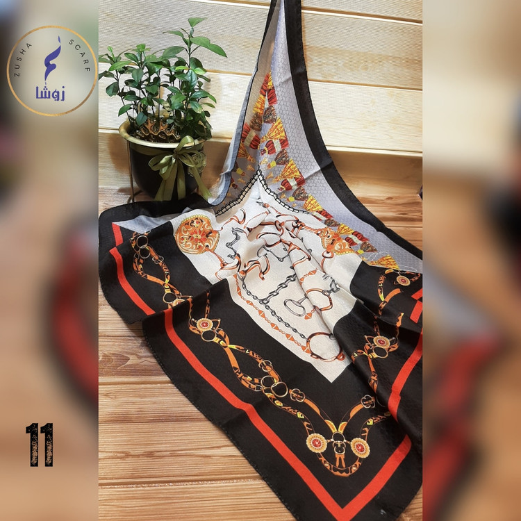 مینی اسکارف طرح دار