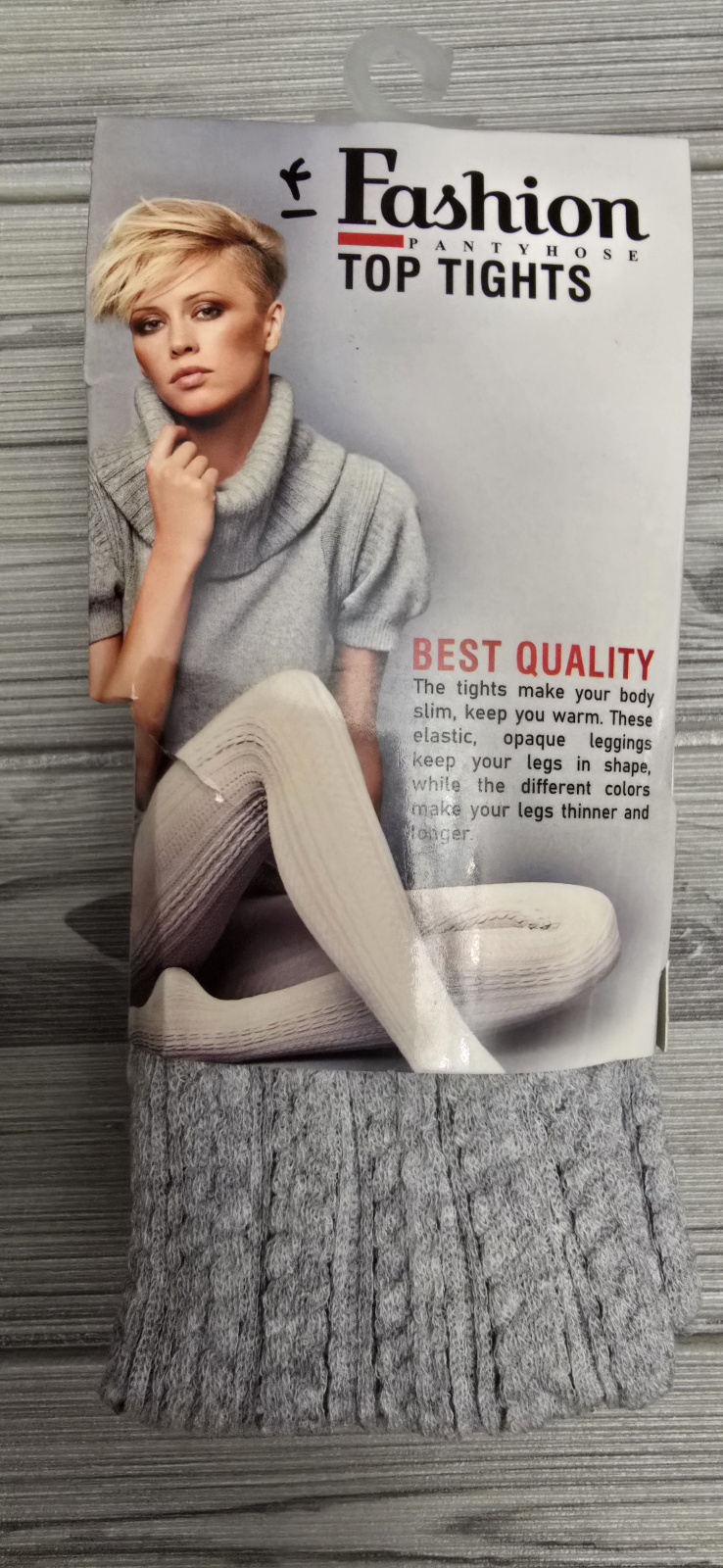 جوراب شلواری طرح گندمی فشن